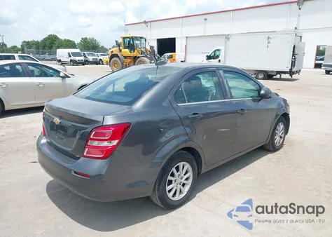 2017 Chevrolet Sonic Lt Auto из США, поврежденный, VIN 1G1JD5SH6H4125266